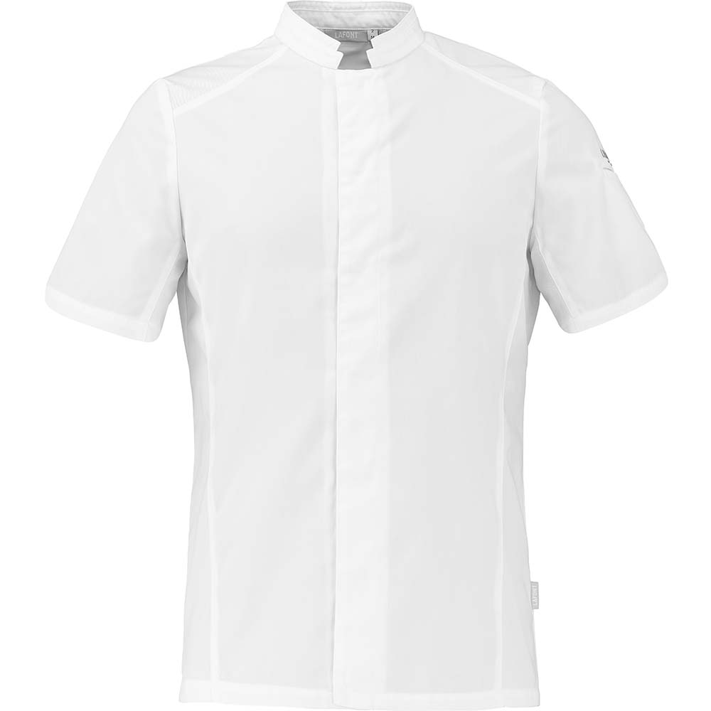 Essentials+ Herren Kochjacke MARJORAM kurzarm Weiß Gr. XL