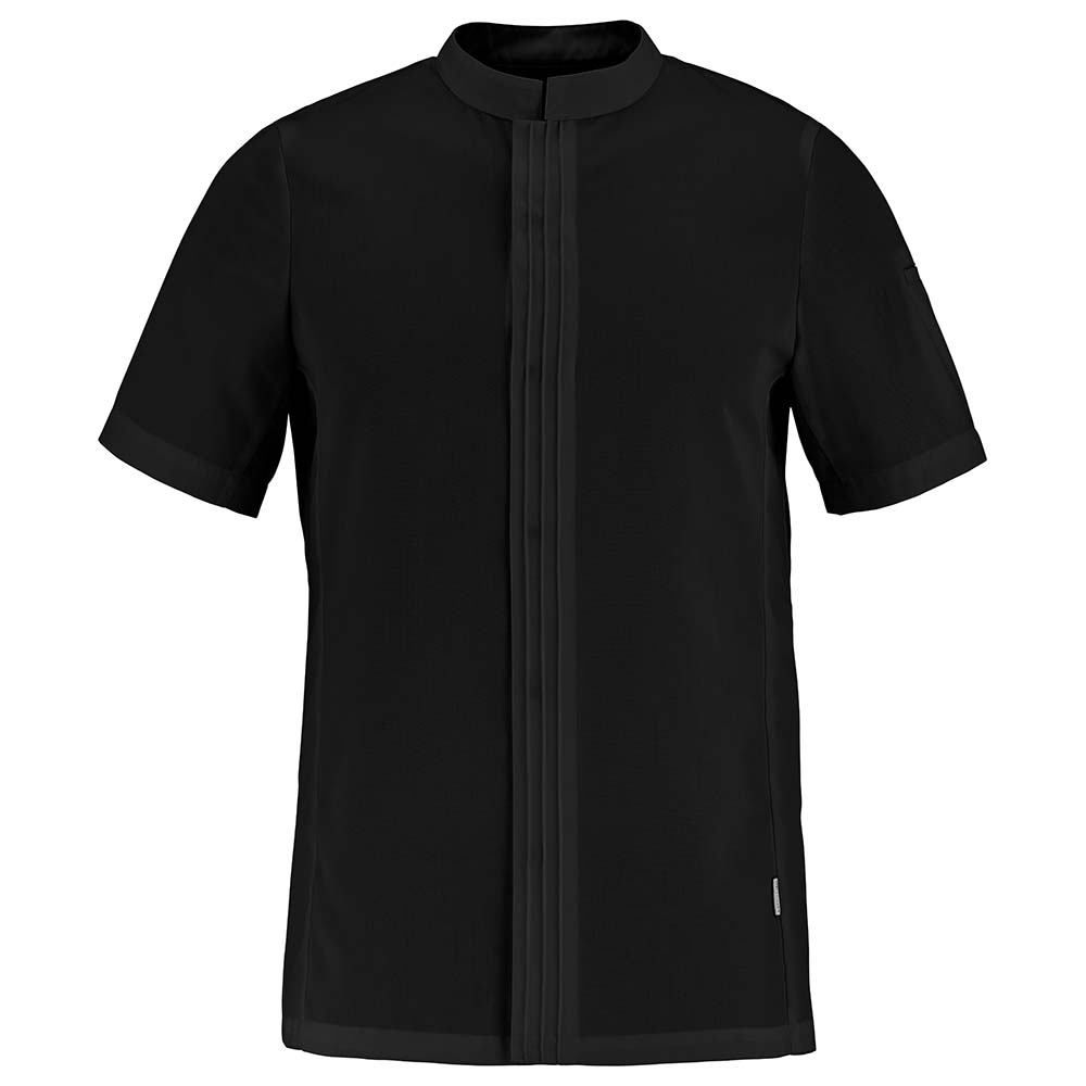 Prestige Damen Kochjacke CRISTAL kurzarm #PI nachhaltig Schwarz Gr. 34