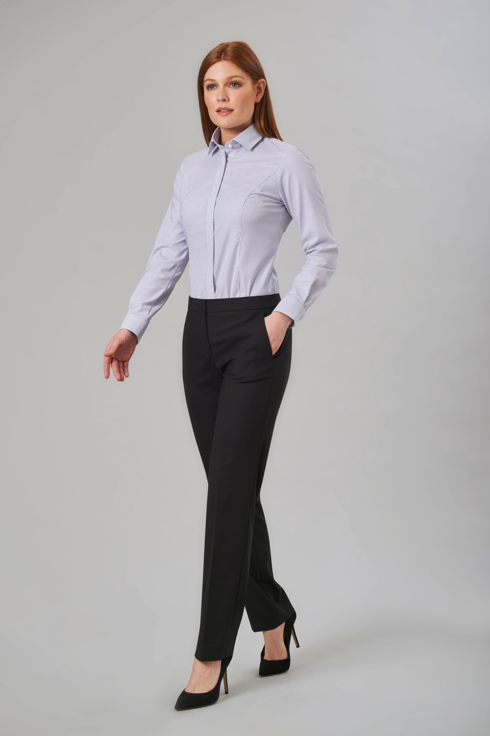 Damen Stretch-Bund-Hose REIMS Regular Fit  nachhaltig 
