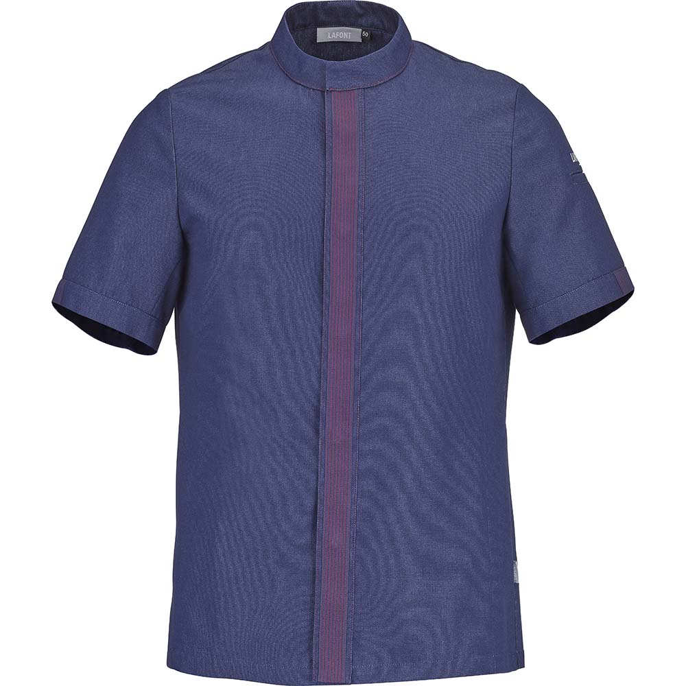 Essentials+ Herren Kochjacke GOMBO kurzarm #PI nachhaltig Navy Gr. 52