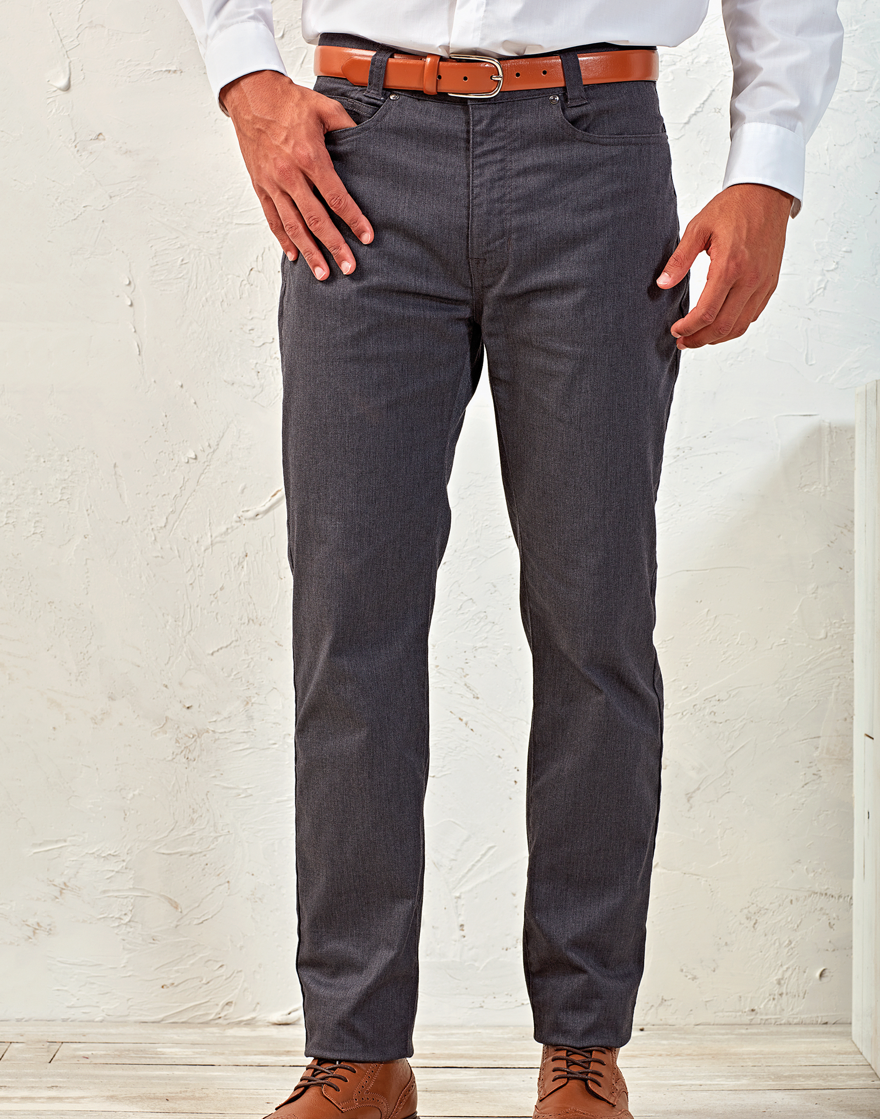Herren Chino-Jeans Performance Slim Fit